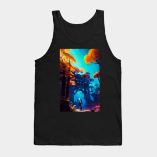 Abstract Another World Explorer Tank Top